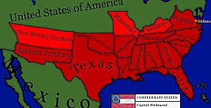Confederate States of America are formed
