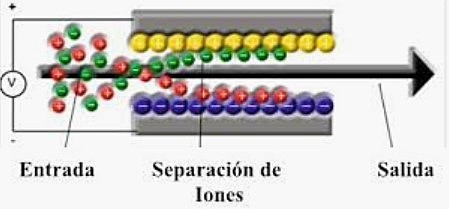 CONCEPTO DE ABSORCIÓN DE IONES POTENCIALMENTE MODULADOS Y FLUJO A TRAVÉS DE UN SISTEMA DE ELECTRODOS