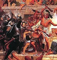 Cortes Conquers Aztecs