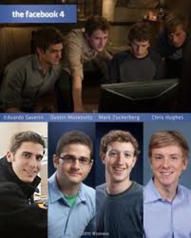 The Facebook was created by Mark Zuckerberg ,Chris Hughes, Dustin Moskovitz, and Eduardo Saverin.