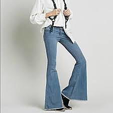 Style:Frayed bell-bottomed jeans,Tie-dye, Peace signs