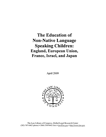 Education of Non-native Language Speakers: https://heinonline.org/HOL/LandingPage?handle=hein.intyb/ednntv0001&div=1&src=home