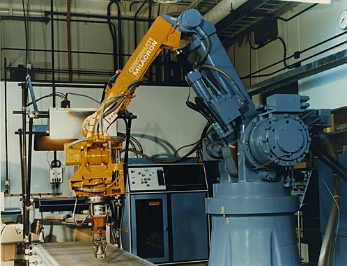 Robot controlado por ordenador.