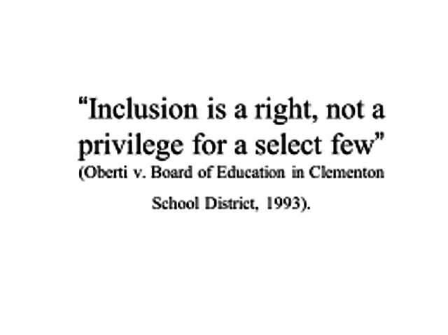 Oberti vs. Board of Education of the Borough of Clementon