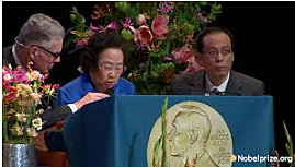 Tu Youyou wins the Nobel Prize in Medicine