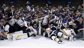 Blues winning the Stanley Cup