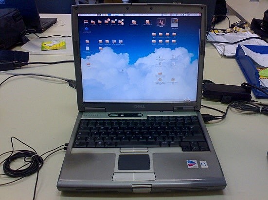 Primera computadora portátil Dell