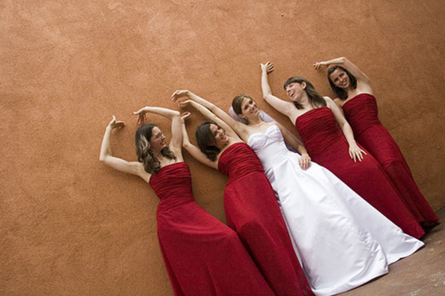 Emma got married and I was a bridesmaid.