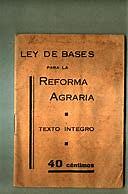 LEY DE BASES DE LA REFORMA AGRARIA