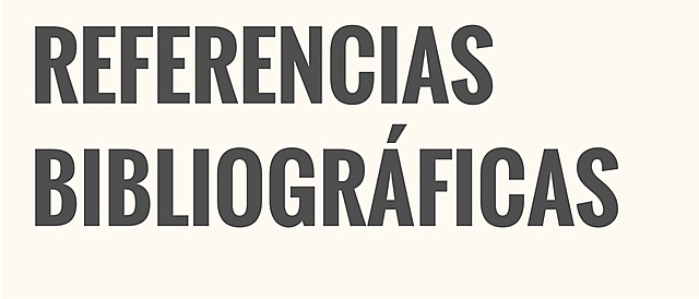 Referencias Bibliográficas