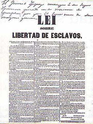 Ley de Libertad de los Esclavos