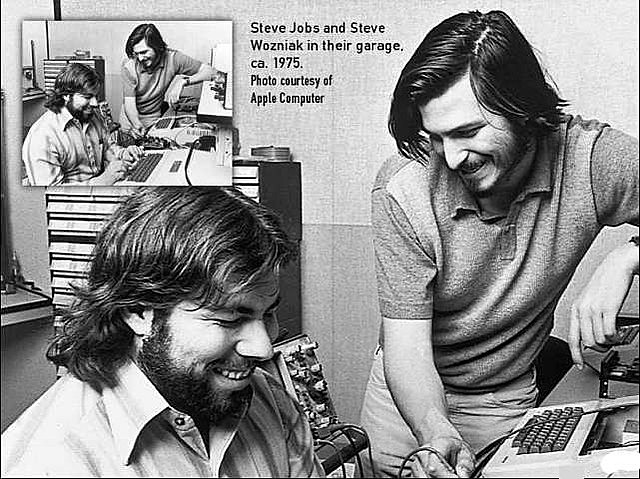 Steve Wozniak y Steve Jobs