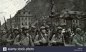 Los franceses ocuparon la cuenca del Rurh