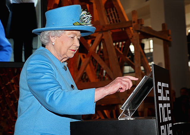 The Queen sent her first Email