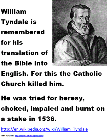The Bible was traslated into English