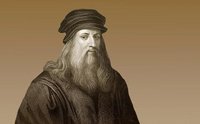 Leonardo Da vinci:  modelo tridimensional del cerebro