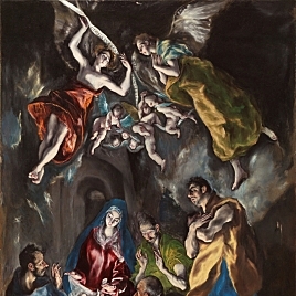 Adoración de los pastores- El Greco