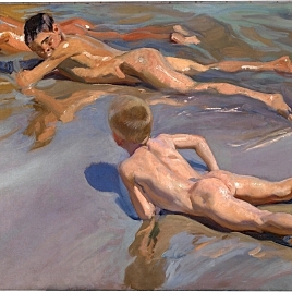 Chicos en la playa- Sorolla