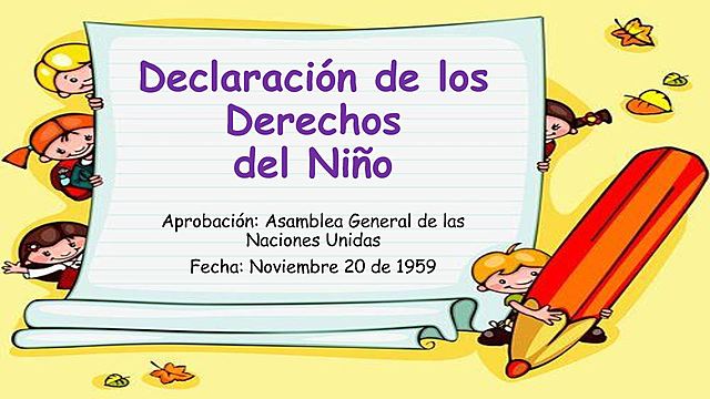 Declaración de los derechos del niño