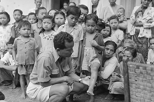 Lanzamiento del programa mundial de lucha contra el pian, en asociación con el UNICEF.