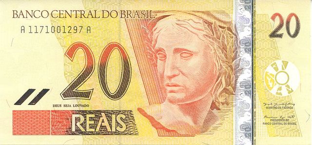 Lançamento da nota de 20 reais