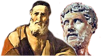 Leucipo y Demócrito