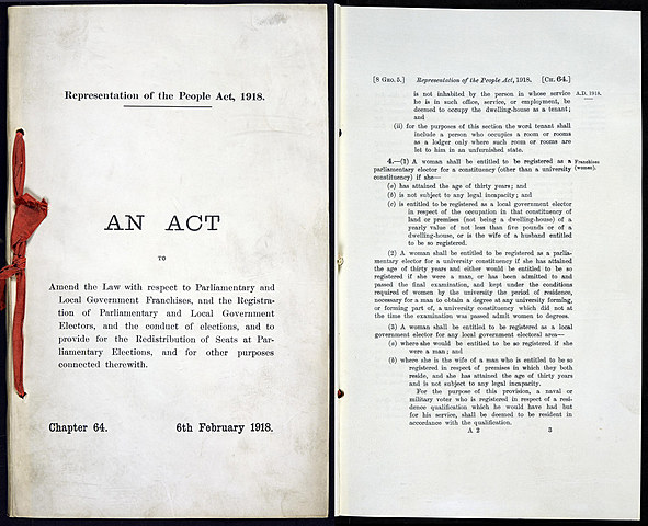 Representation of the People Act Passed