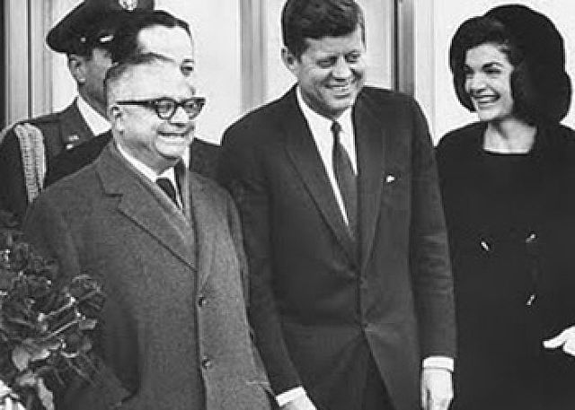 John F. Kennedy llega a Venezuela