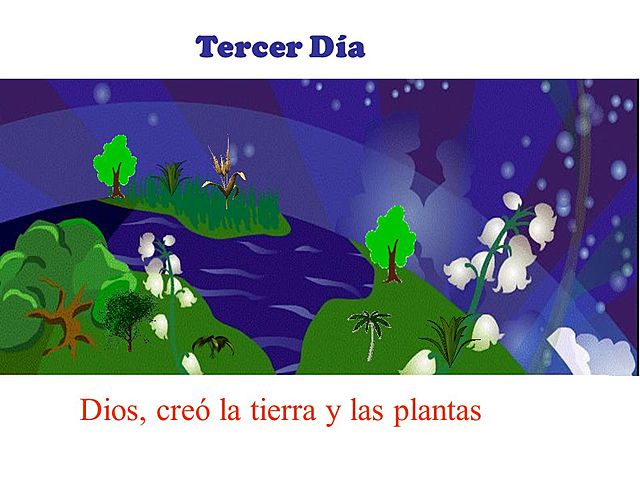 tercer dia de la creacion