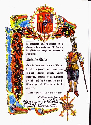Creación de la Legión