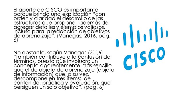 CISCO, 2000 - Objeto de información