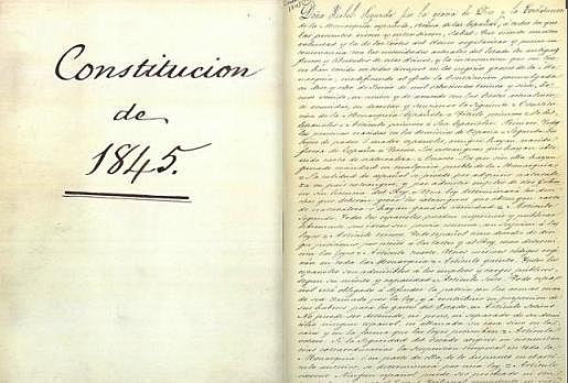 CONSTITUCIÓN DE 1845