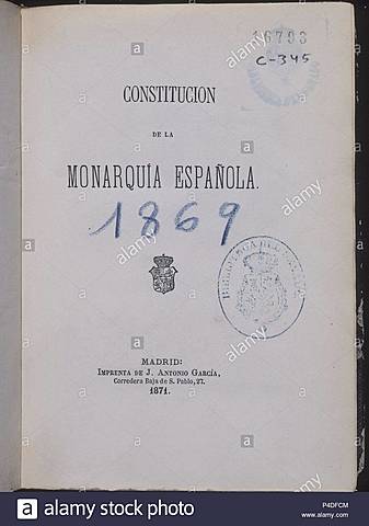 CONSTITUCIÓN DE 1869