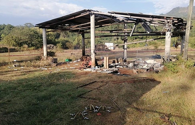 Explosión de polvorín en Taretan.