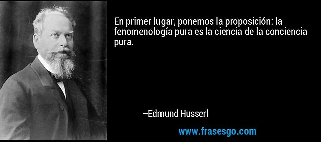 Edmund Husserl (Fenomenología)