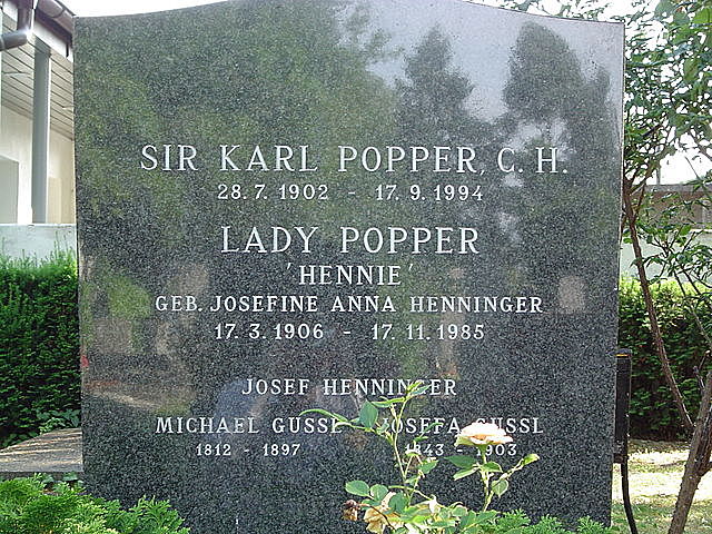 Karl Popper's Death