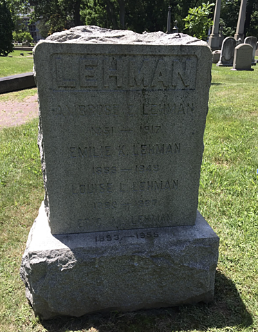 Ambrose Edwin Lehman is born