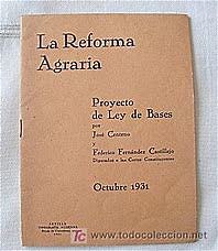 Ley de Bases de la Reforma Agraria
