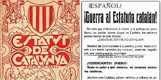Aprobación del Estatuto de Cataluña.