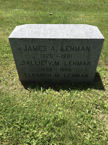 Eleanor Maull Lehman and James Edward Lehman are born