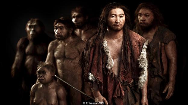 Humans begin to create and wear clothes