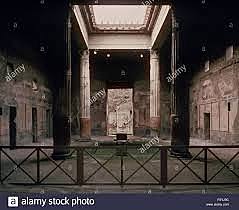 Atrio de una domus de Pompeya (Nápoles)