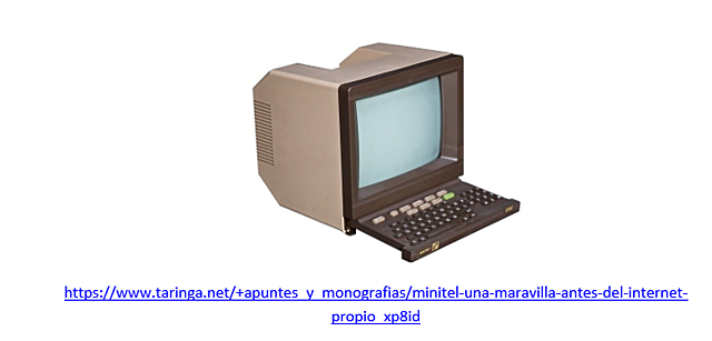 1980 Primer computador Minitel