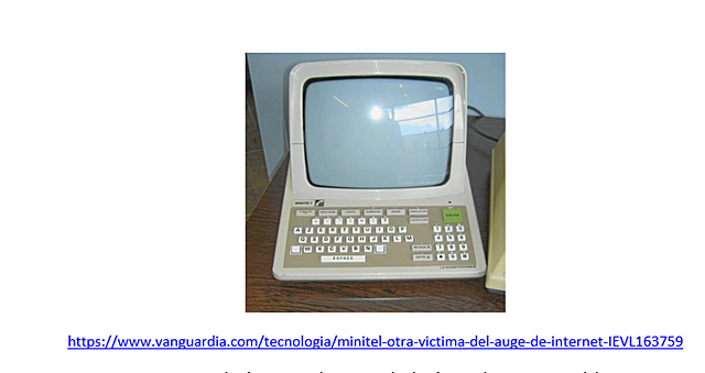 1984 Auge del Minitel