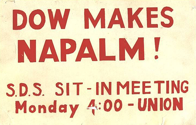 Boycott of Dow Chemical's napalm