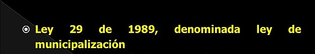 Ley 29 de 1989