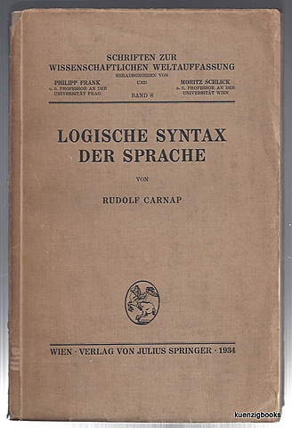 The Logical Syntax of Language