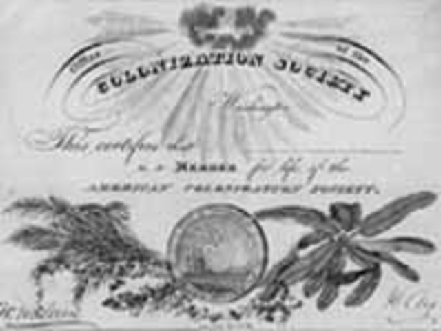Formation of the American Colonization Society