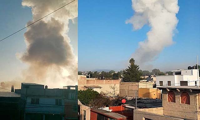 EXPLOSIÓN DE POLVORIN EN TULTEPEC