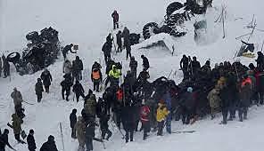 Avalancha, provincia de Van, Turquía